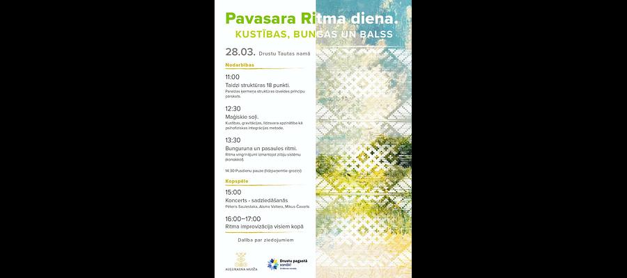 Pavasara Ritma diena. KUSTĪBAS, BUNGAS UN BALSS