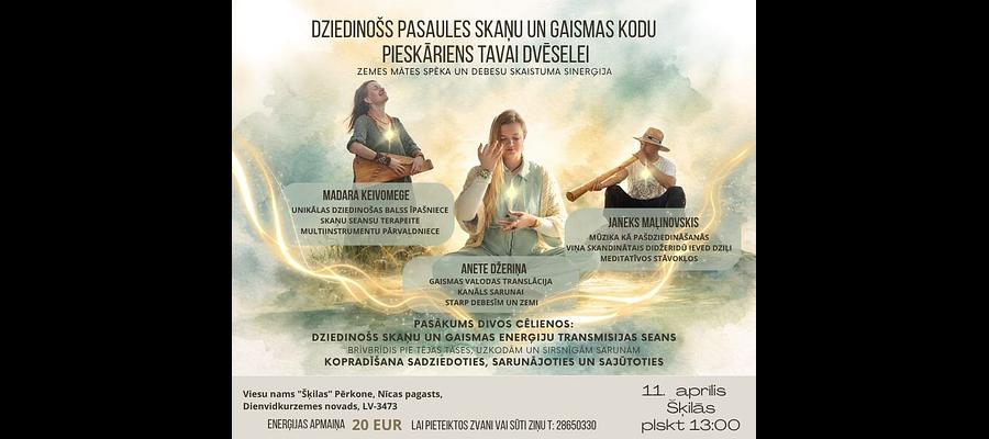 Dziedinošs Pasaules Skaņu un Gaismas Kodu Pieskāriens Tavai Dvēselei